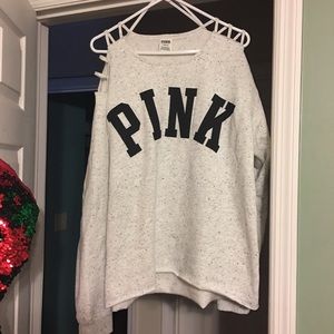 Victoria secret scrappy shoulder sweater